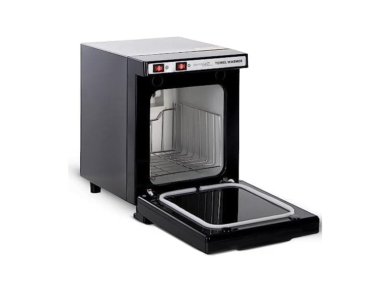 DERMALOGIC Towel Warmer BROWN WOOD GRAIN - Image 1