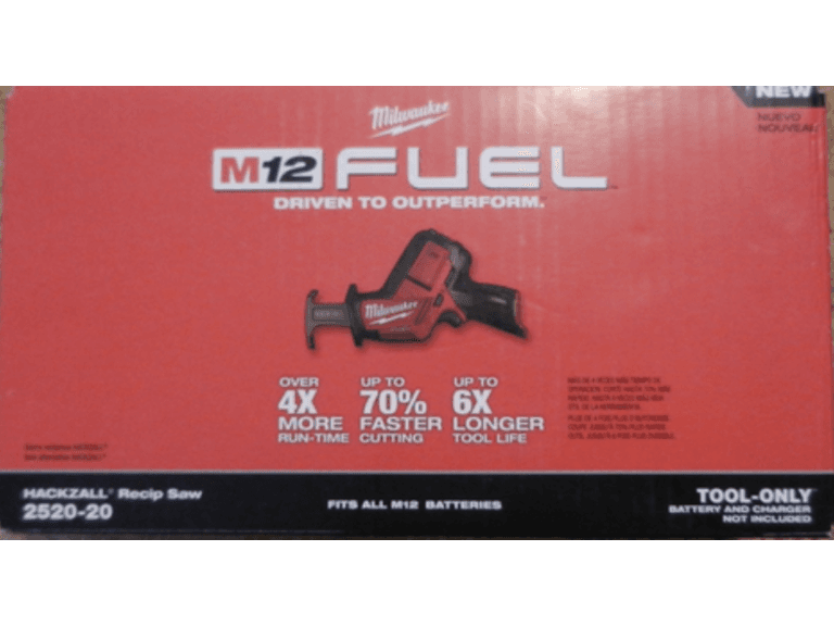 Milwaukee 2520-20 M12 FUEL 12V BL HACKZALL Recip Saw - Image 1