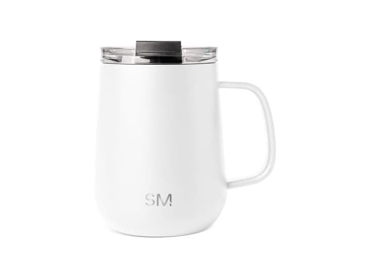 Simple Modern Travel Coffee Mug 12oz | Winter White - Image 1