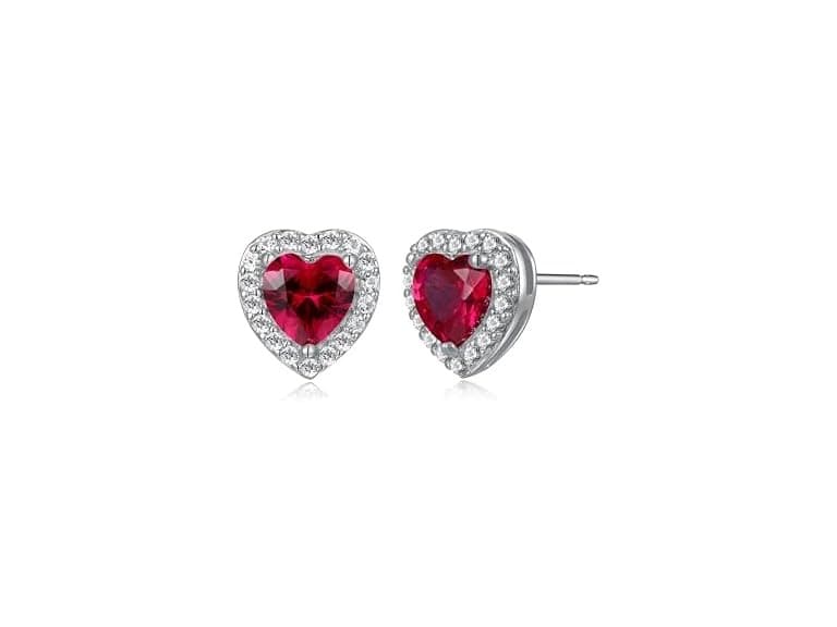 Amazon Essentials Halo Heart Stud - Image 1