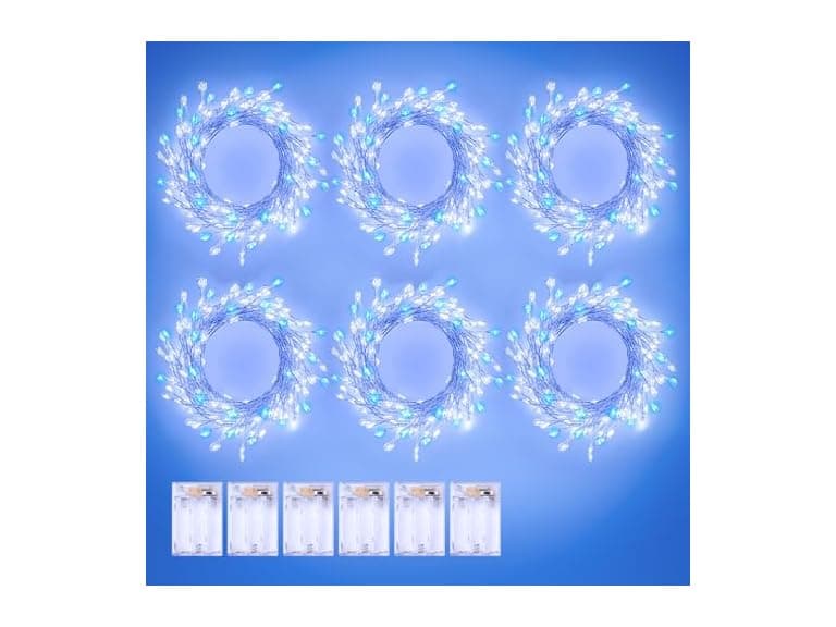 Brightown Twinkle Lights Battery Operated with Timer, 6Pack - Image 1