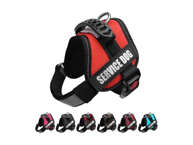ALBCORP Service Dog Vest Harness Small, Red - Image 1