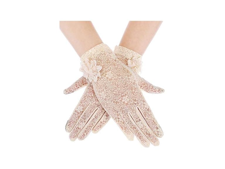 Satinior (M) Summer Lace Gloves UV Gloves Screen - Image 1