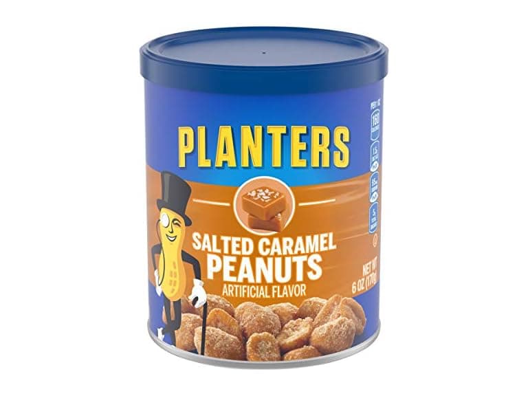Planters Salted Caramel Flavored Peanuts (6 oz Jar) - Image 1