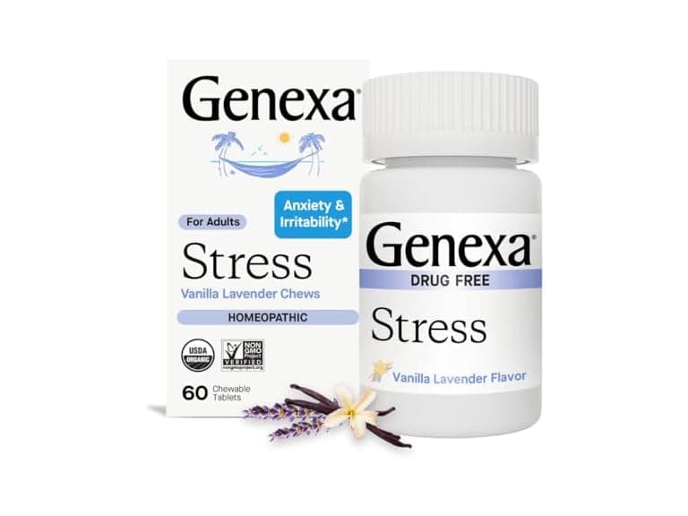 Genexa Stress and Anxiety Relief 60 Tablets - Image 1