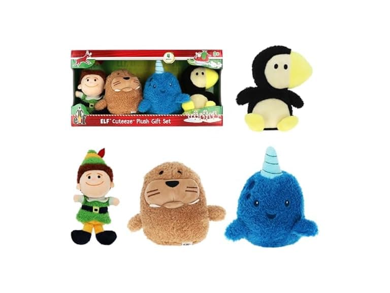Kids Preferred Elf 4 Pc Cuteeze Plush Set - Image 1