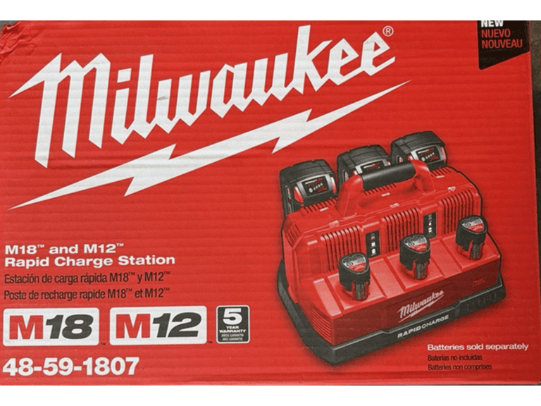 Milwaukee 48-59-1809 M18 18V 6-Port Rapid Charger - Image 1