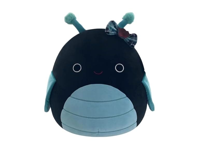 Squishmallows Original 14in Celie The Teal and Black Grasshopper - Image 1