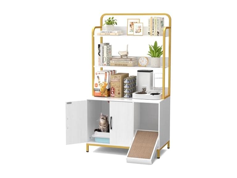EasyCom Hidden Cat Litter Box Furniture - Image 1