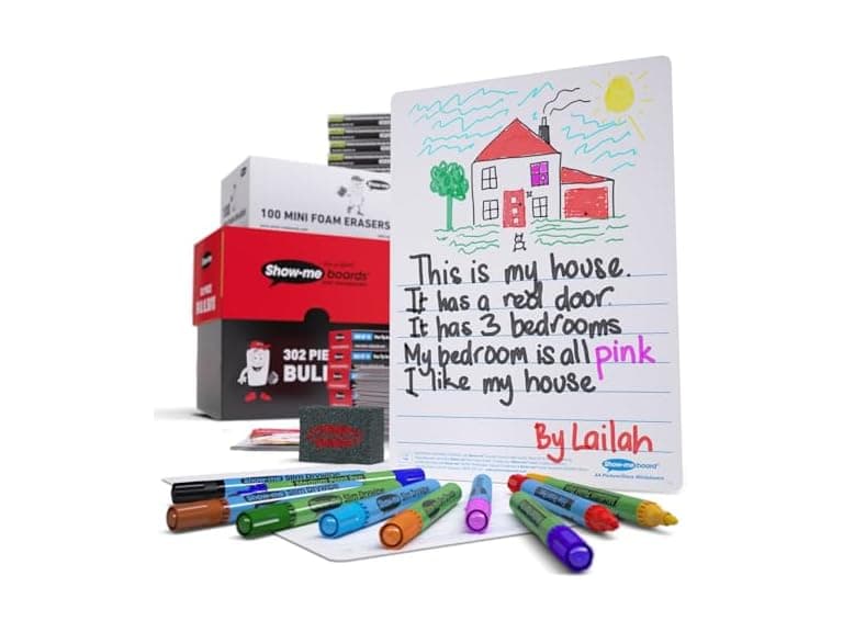 Show-me Bulk Box X Picture Story Dry Erase Boards - Image 1
