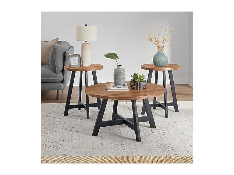 Alaterre Furniture 3-Piece Coffee Table - Image 1