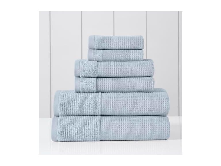 Modern Threads Waffle-Rib 6-Piece Towel Set - Image 1