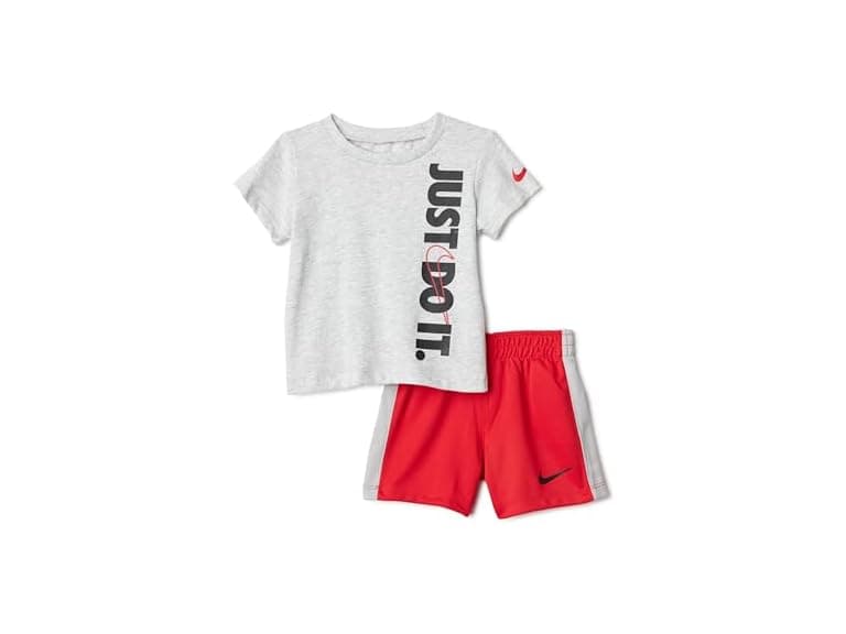 Nike (24 MOS) Dri-Fit JDI T-Shirt Mesh Shorts Set - Image 1