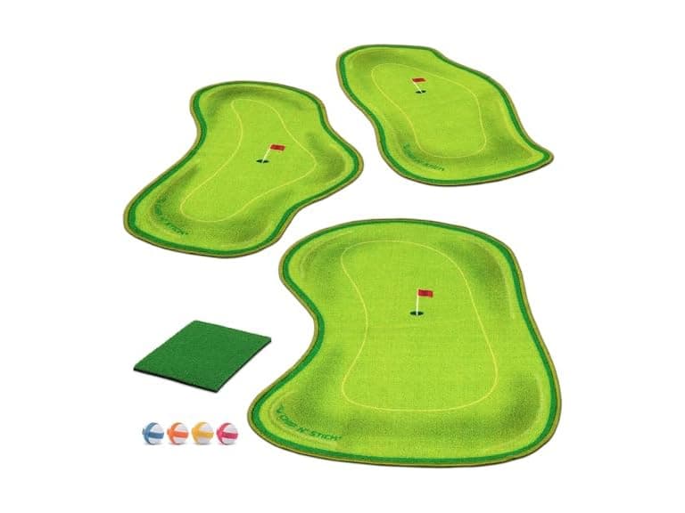Indoor & Outdoor Golf Game with Sticky Balls and Chipping Mat - Image 1
