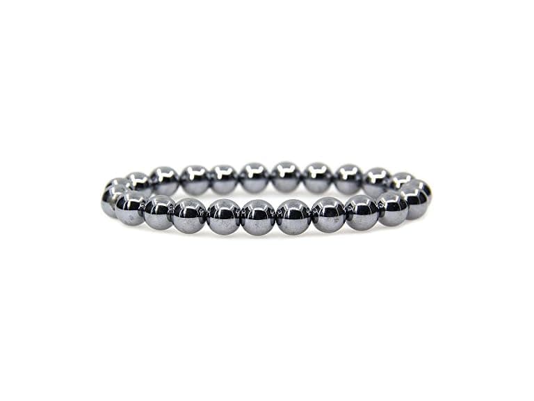 Amandastone Terahertz Jasper Bead Bracelet - Image 1