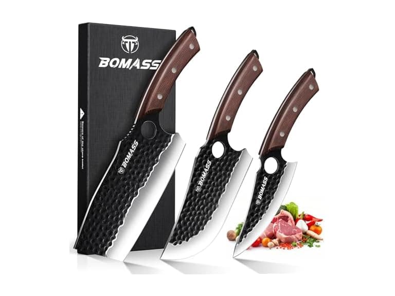 Meat Cleaver Butcher Knife Set - Image 1
