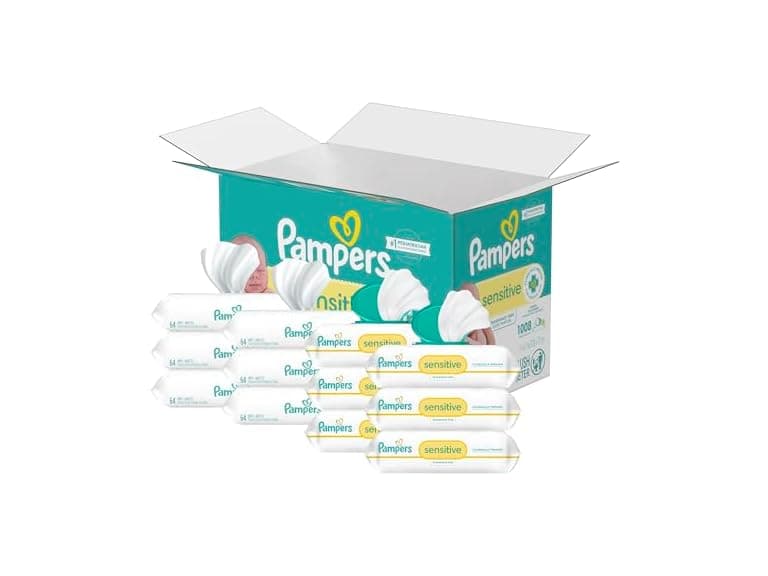 Pampers Sensitive Baby Wipes - Image 1