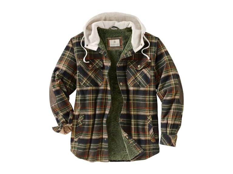 Legendary Whitetails Mens Hooded Shirt Jacket - Image 1