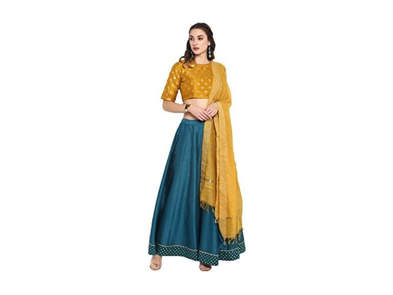 Janasya Women (XS) Indian Women's Festive Choli - Image 1