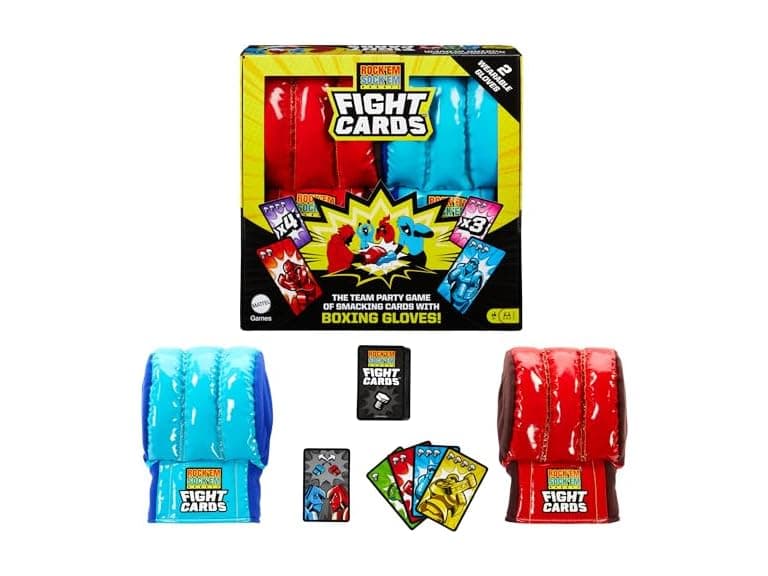 Rock ‘Em Sock ‘Em Robots Fight Cards Card Game - Image 1