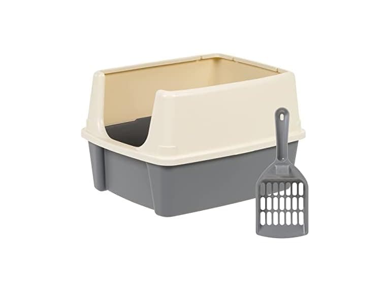 Amazon Basics Large Cat Litter Box - Image 1