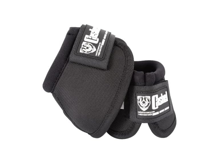 Cashel No Turn Bell Boots for Horses, Equine Black - Image 1