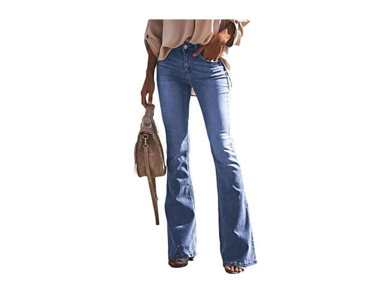 Sidefeel Women (6) Stylish Flare Jeans Bell Bottom - Image 1