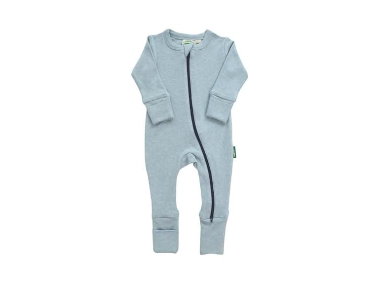 Parade Snuggle Soft Melange '2-Way' Zipper Romper - Image 1
