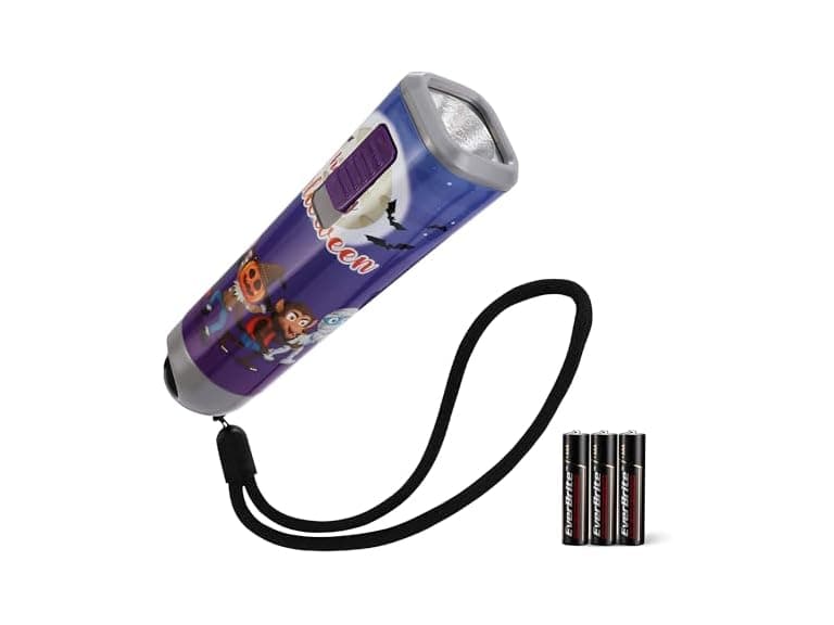 EVERBRITE Halloween Flashlight-Purple - Image 1