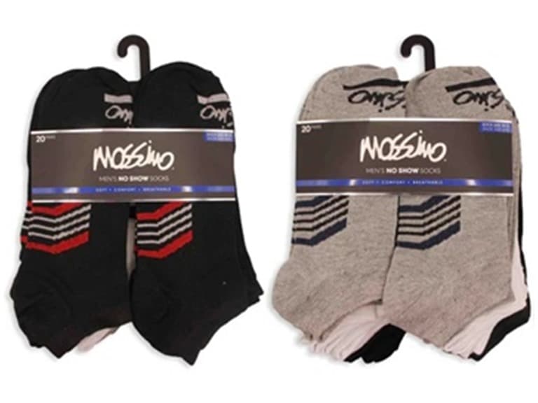 20-Pairs Mossimo No Show Socks - Image 1