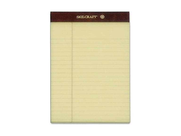 Skilcraft Top Bound Perforated Writing Pads - Image 1