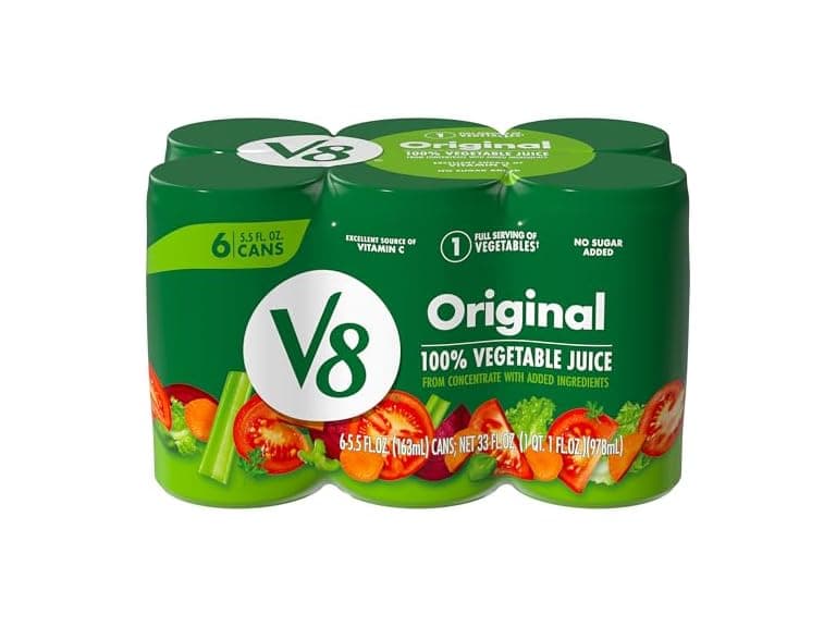 6Pk V8 Original 100% Vegetable Juice, 5.5 fl oz - Image 1