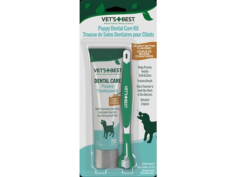 Vet's Best Dog Toothpaste & Toothbrush - Image 1