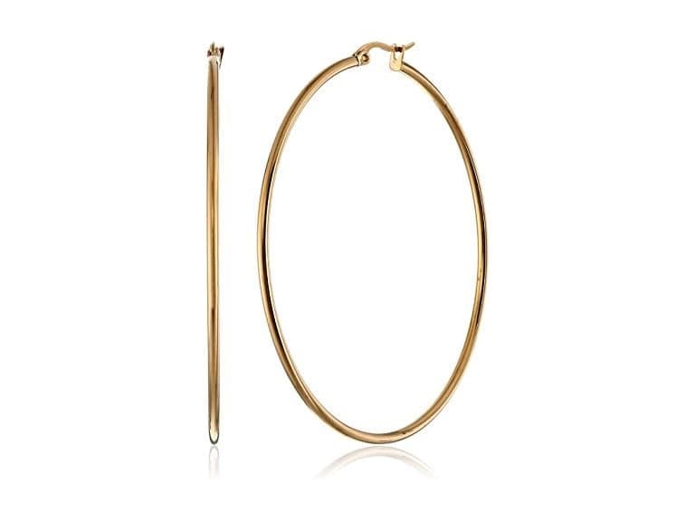 Amazon Essentials Women 51mm Stainless Earrings - Image 1