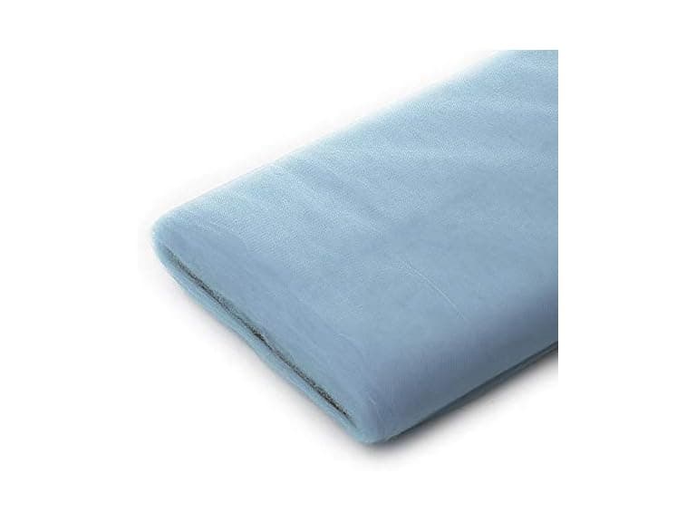 Ever Shine Tulle Bolt, Light Blue, 54" x 40 yd - Image 1