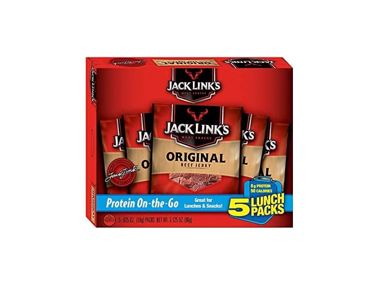 5PK Jack Link's Beef Jerky, Original, Multipack - Image 1
