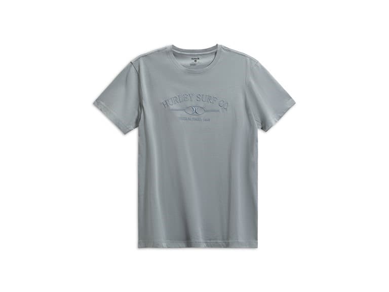 Hurley Surf Co Men's Graphic Tee Blue Grey - Image 1