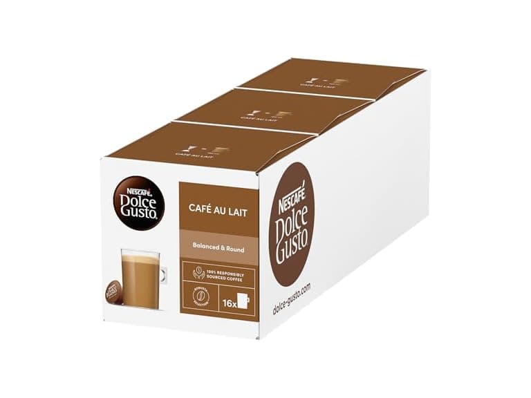 Nescafe Dolce Gusto CAFE Au Lait (Pack of 3) - Image 1