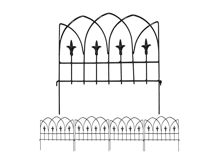 Sunnydaze 8' Decorative Garden Fence, 5PK - Image 1