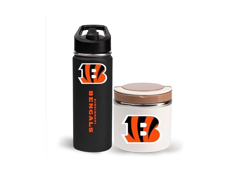 CINCINNATI BENGALS 18oz Water Bottle - Image 1