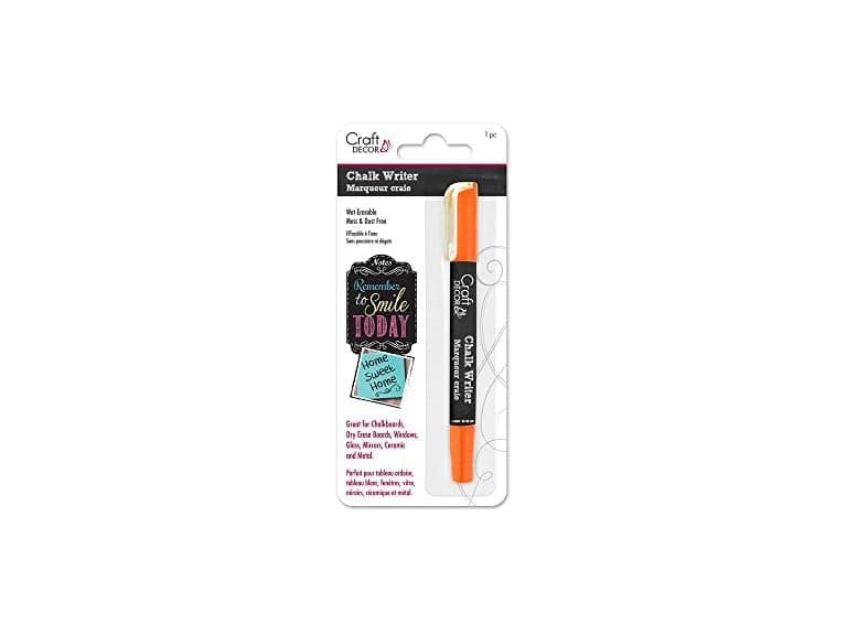 Chalk Writer, Mess Free, Wet-erasable marker Orange - Image 1