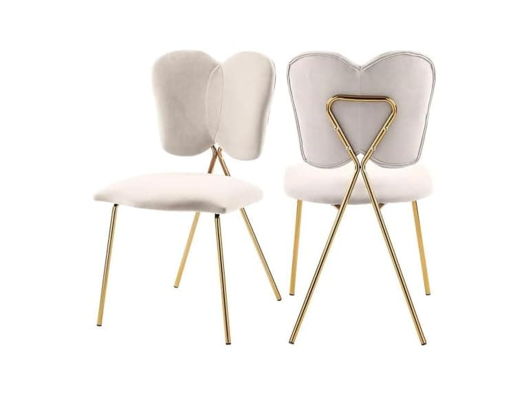 2Pk Angel Velvet Dining Chair - Image 1