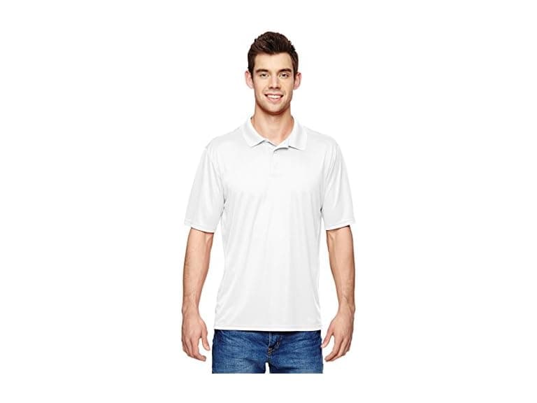 Hanes Men (S) Dri® Men's Polo White - Image 1