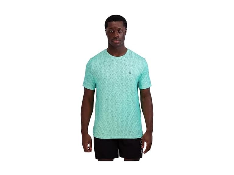 Spyder Men Short Sleeve Rashguard – Quick-dry Top - Image 1