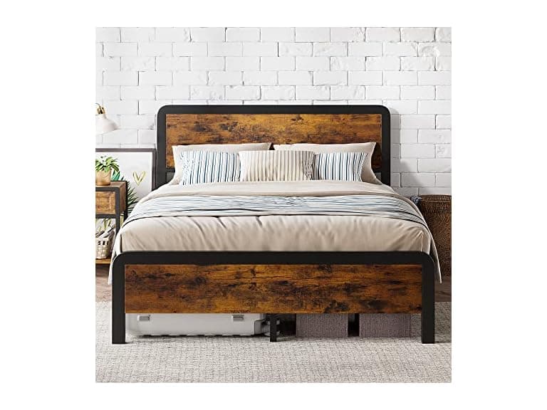 IDEALHOUSE Queen Bed Wood Headboard - Image 1