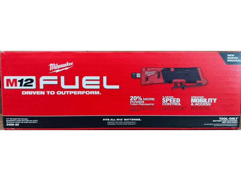 Milwaukee 2486-20 M12 FUEL In line Die Grinder - Image 1