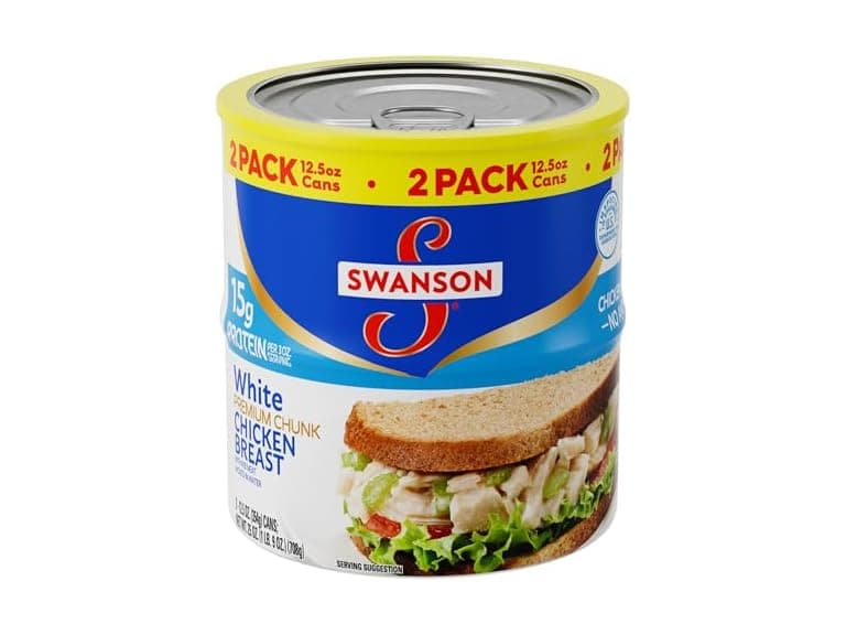 (2 Pk) Swanson White Premium Chunk Canned Chicken - Image 1