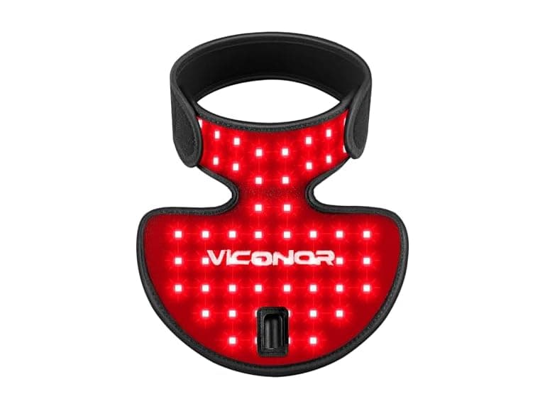 Viconor Red Light Therapy for Neck and Chest Black - Image 1