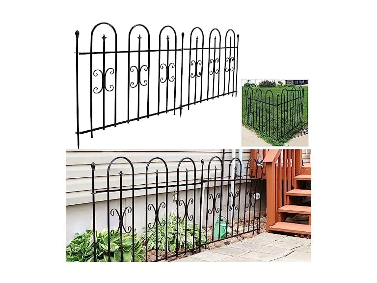 Sunnydaze 21 ft 5-Panel Garden Border Fence Set - Image 1