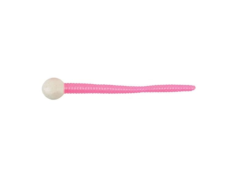 Berkley PowerBait Floating Mice Tails Soft Bait - White/Bubblegum - 3in | 8cm - Trout - Image 1